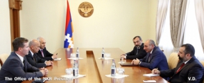 Բակո Սահակյանը հանդիպել է Գերմանիայի խորհրդարանի մի խումբ անդամների հետ