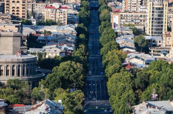 В центре Еревана с вечера пятницы временно перекроют участок проспекта Маштоца