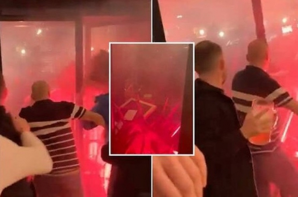 Фанаты ПСЖ напали в Париже на болельщиков «Ньюкасла» (видео)