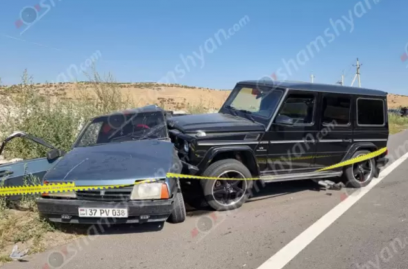 Երևան-Սևան ավտոճանապարհին բախվել են «Mercedes G55»-ն ու «Լադա»-ն․ կա տուժած