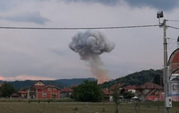 В Сербии произошел взрыв на заводе боеприпасов